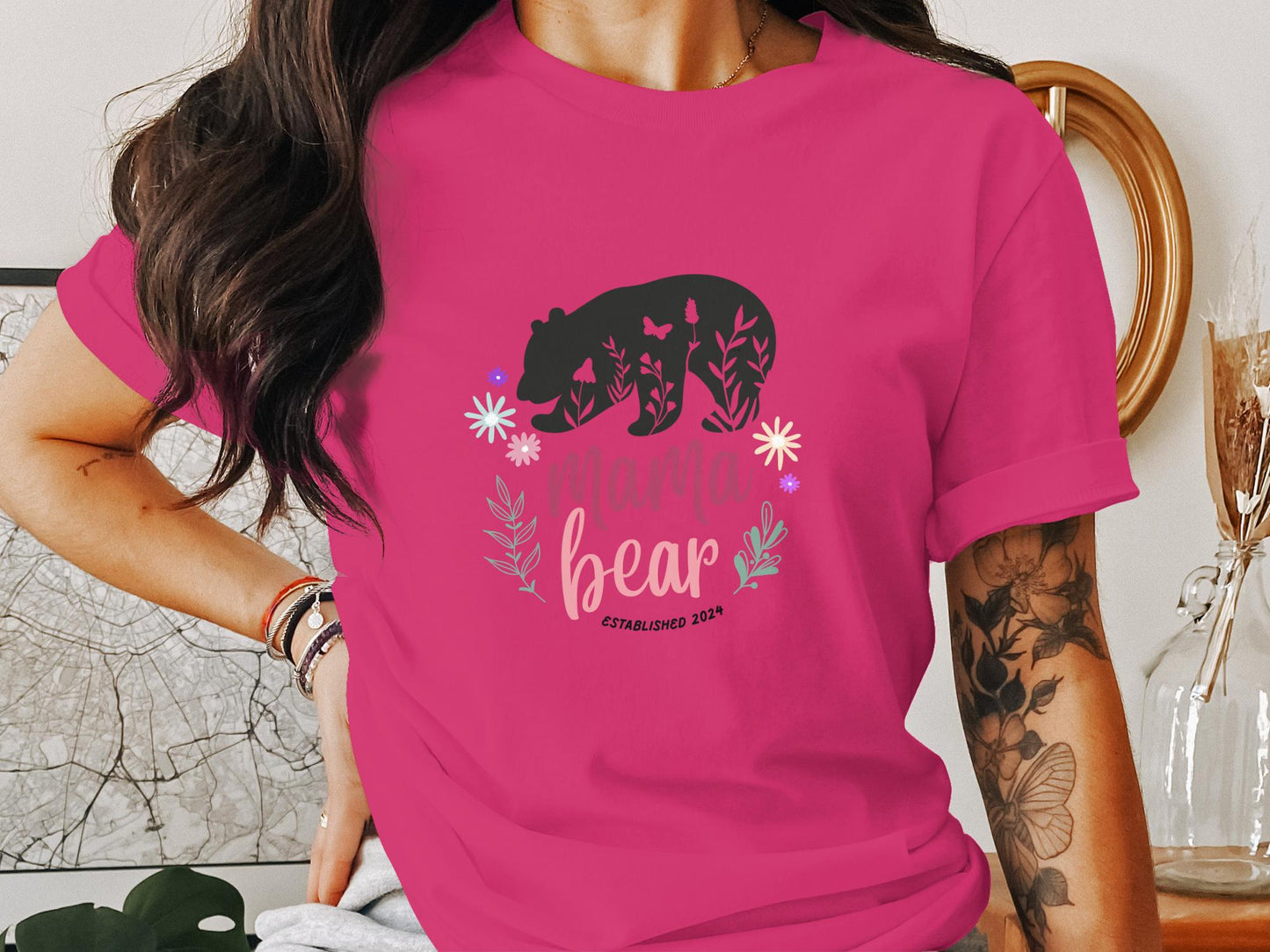 New Mom Mama Bear T-shirt - Trendy AF