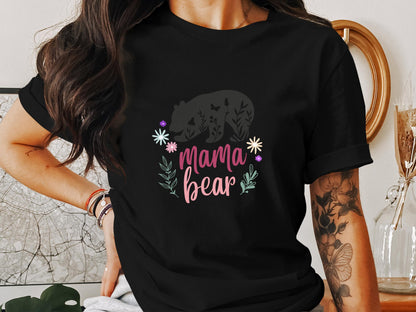 New Mom Mama Bear T-shirt - Trendy AF