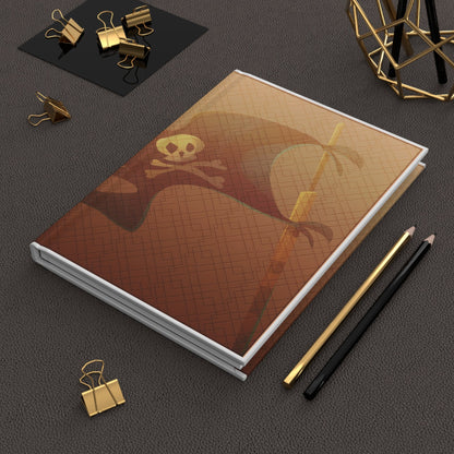 Pirate Flag Hardcover Journal Matte - Trendy AF