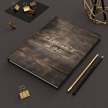 Pirate Log Hardcover Journal Matte - Trendy AF