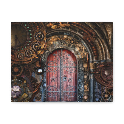 Portal to the Steampunk Realm Canvas Print - Trendy AF