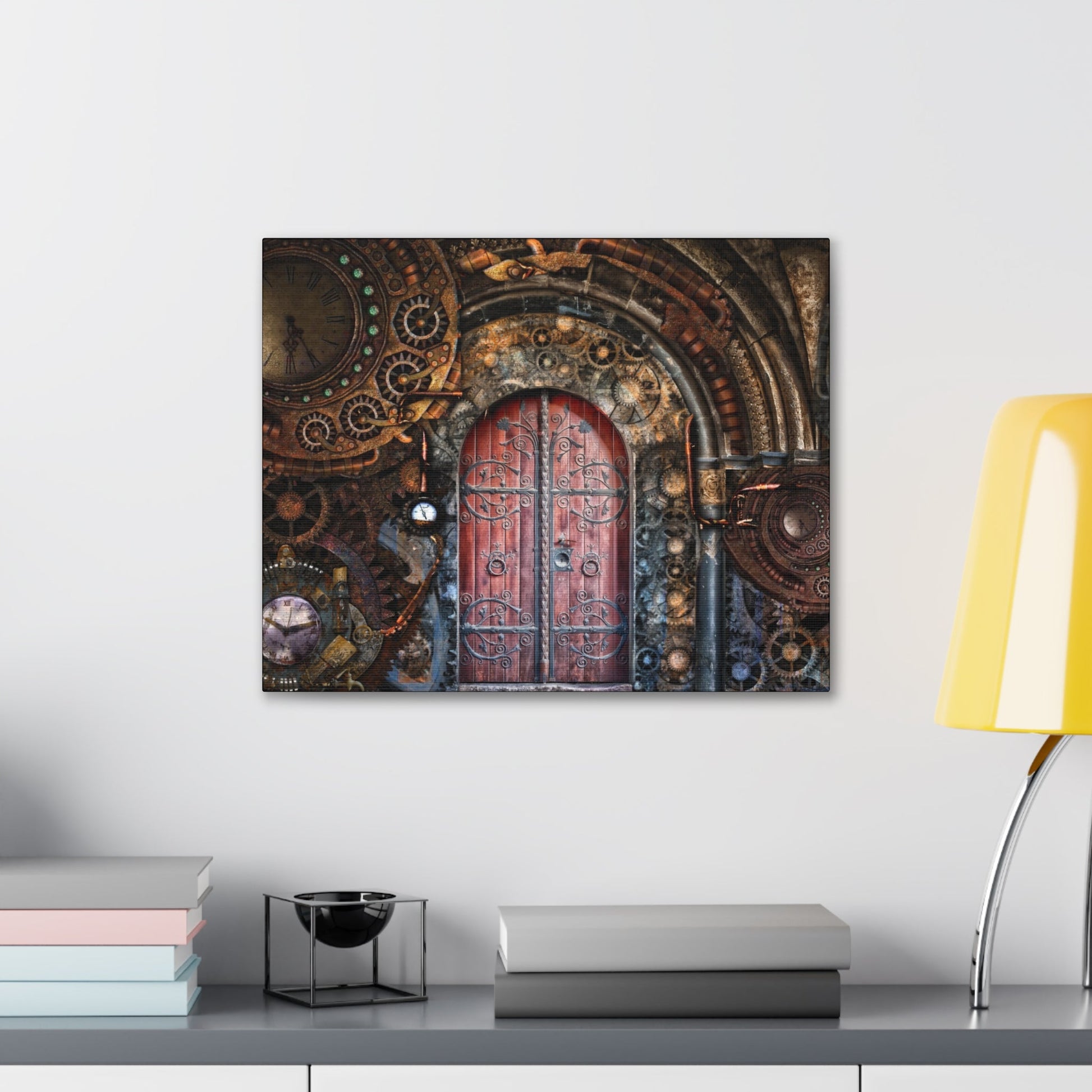 Portal to the Steampunk Realm Canvas Print - Trendy AF