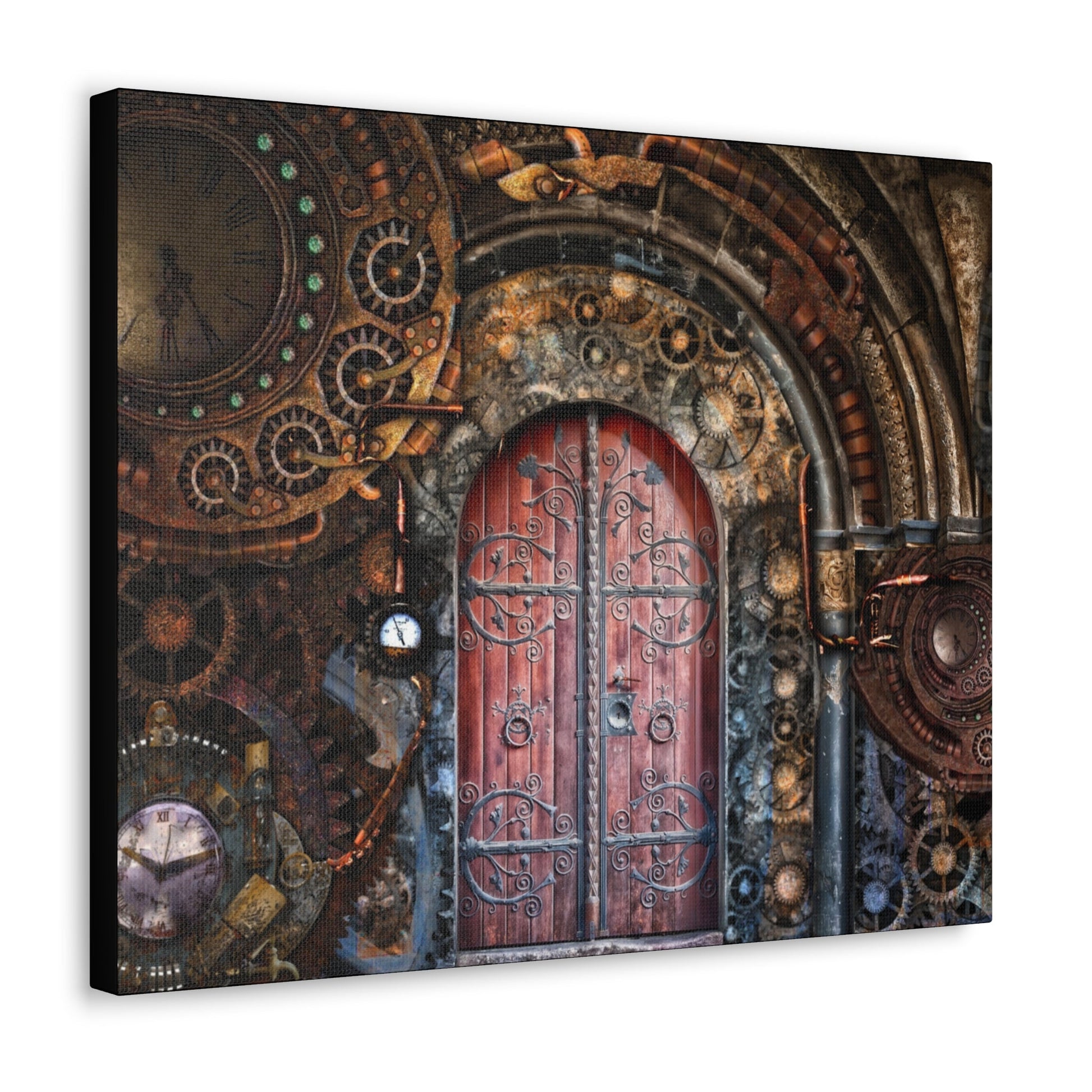 Portal to the Steampunk Realm Canvas Print - Trendy AF