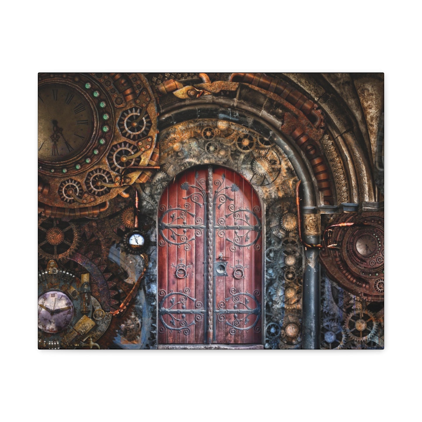 Portal to the Steampunk Realm Canvas Print - Trendy AF