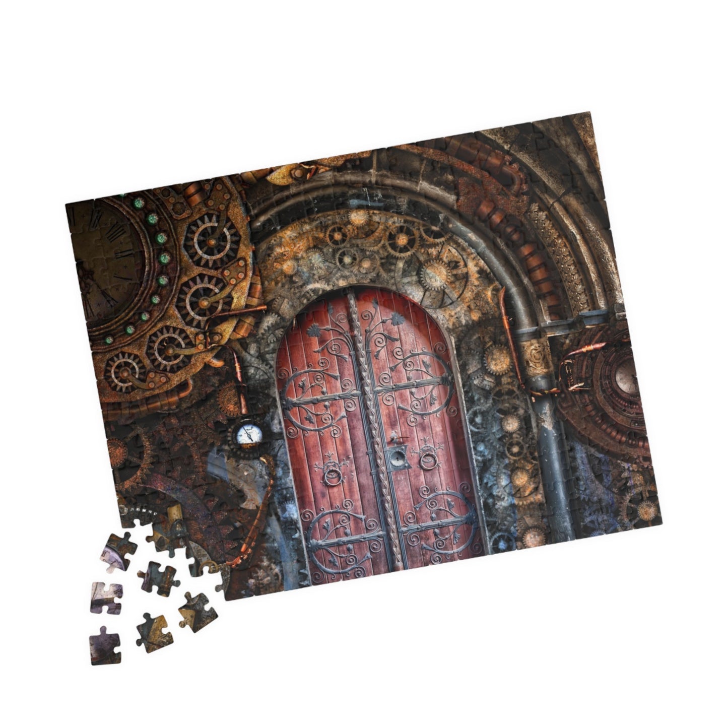 Portal to the Steampunk Realm Puzzle (110, 252, 500, 1014 - piece) - Trendy AF