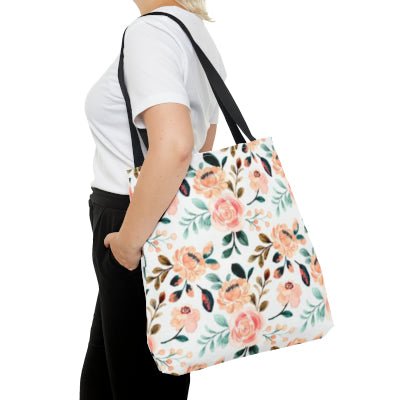 Rose Reverie - Chic Floral Tote Bag - Trendy AF