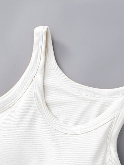 Round Neck Tank with Bra - AlterEgo Trading Company