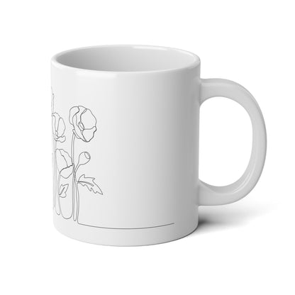 Simply Floral Jumbo Mug, 20oz - Trendy AF