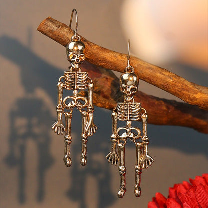 Skeleton Alloy Earrings - Trendy AF