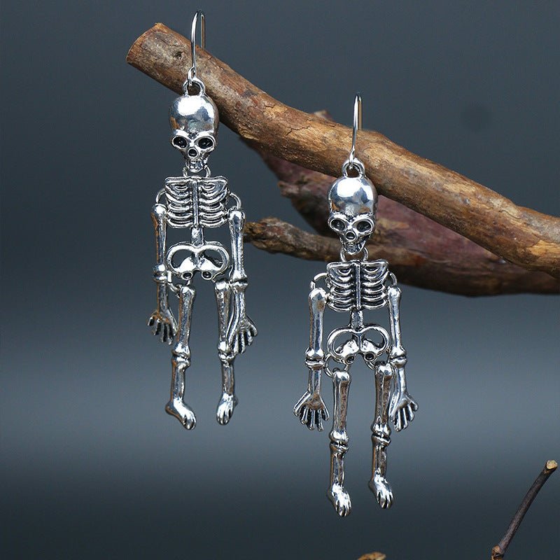 Skeleton Alloy Earrings - Trendy AF