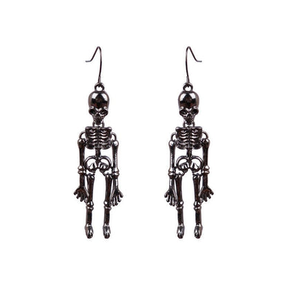 Skeleton Alloy Earrings - Trendy AF