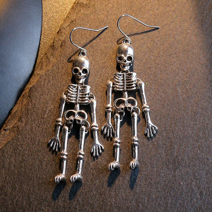 Skeleton Alloy Earrings - Trendy AF