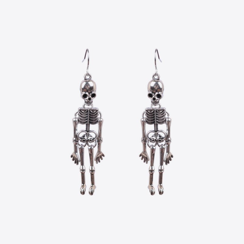 Skeleton Alloy Earrings - Trendy AF