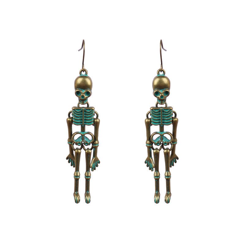 Skeleton Alloy Earrings - Trendy AF