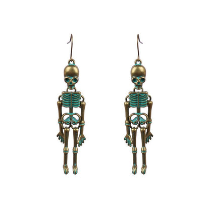 Skeleton Alloy Earrings - Trendy AF