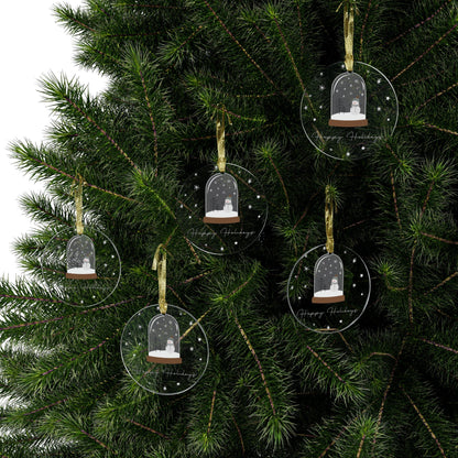 Snow Globe Acrylic Ornament - Trendy AF