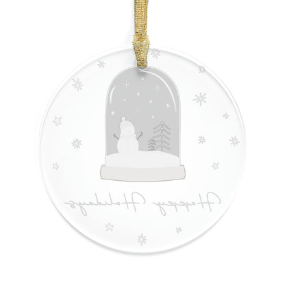 Snow Globe Acrylic Ornament - Trendy AF