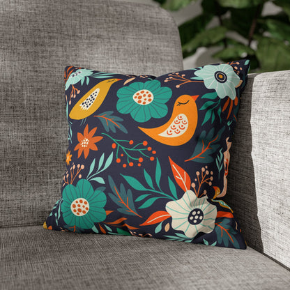 Spring Vibes Polyester Square Pillow Case - Trendy AF