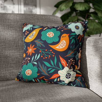 Spring Vibes Polyester Square Pillow Case - Trendy AF