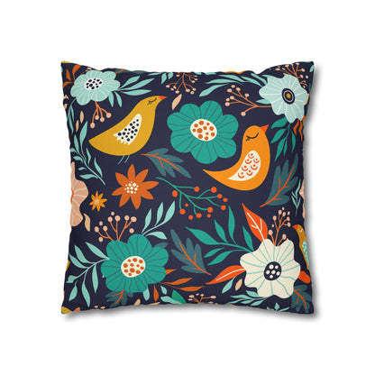 Spring Vibes Polyester Square Pillow Case - Trendy AF