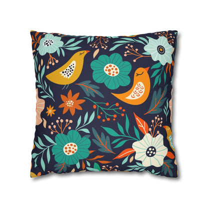 Spring Vibes Polyester Square Pillow Case - Trendy AF