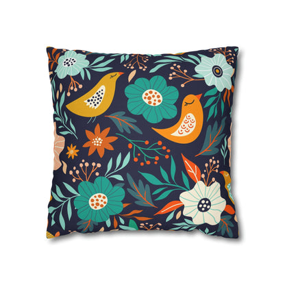 Spring Vibes Polyester Square Pillow Case - Trendy AF