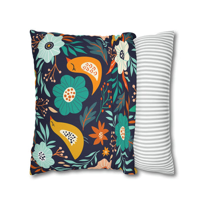 Spring Vibes Polyester Square Pillow Case - Trendy AF