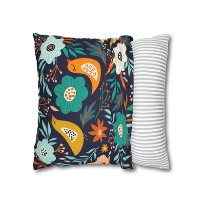 Spring Vibes Polyester Square Pillow Case - Trendy AF