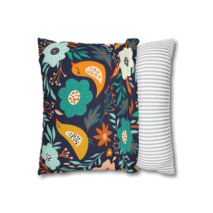 Spring Vibes Polyester Square Pillow Case - Trendy AF