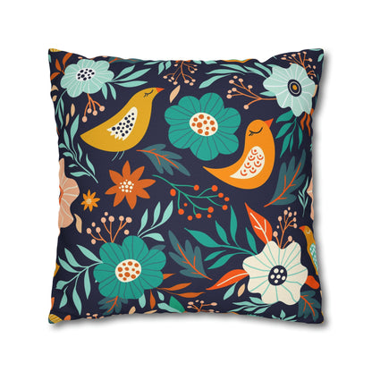 Spring Vibes Polyester Square Pillow Case - Trendy AF