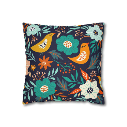 Spring Vibes Polyester Square Pillow Case - Trendy AF