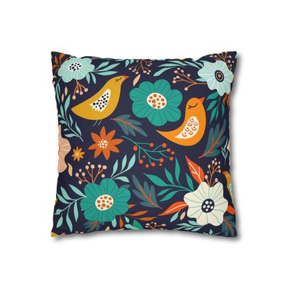 Spring Vibes Polyester Square Pillow Case - Trendy AF