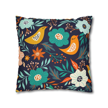 Spring Vibes Polyester Square Pillow Case - Trendy AF