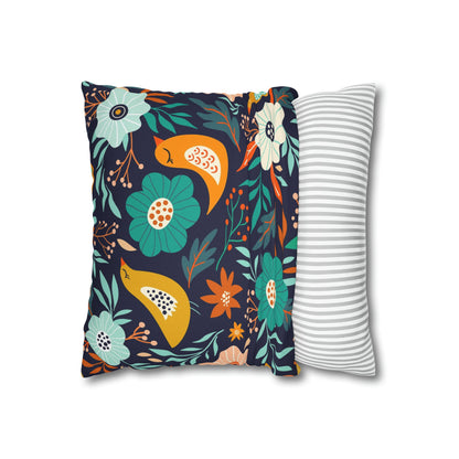 Spring Vibes Polyester Square Pillow Case - Trendy AF