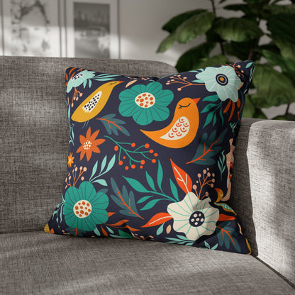 Spring Vibes Polyester Square Pillow Case - Trendy AF