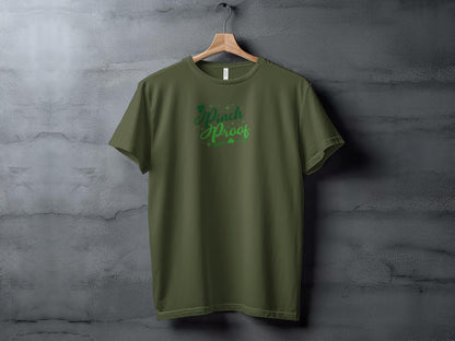 St. Patrick's Day T-Shirt Pinch Proof Green Clover Women's Men's Tee, Casual Festive Holiday Shirt, Unisex Clover Graphic Top - Trendy AF