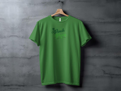 St. Patrick's Day T-Shirt Pinch Proof Green Clover Women's Men's Tee, Casual Festive Holiday Shirt, Unisex Clover Graphic Top - Trendy AF