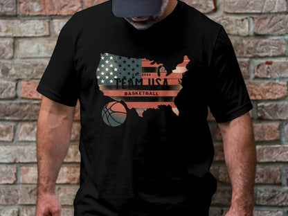 Team USA Basketball 2024 T-Shirt - Trendy AF