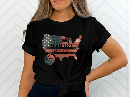 Team USA Basketball 2024 T-Shirt - Trendy AF