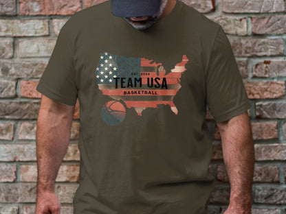 Team USA Basketball 2024 T-Shirt - Trendy AF