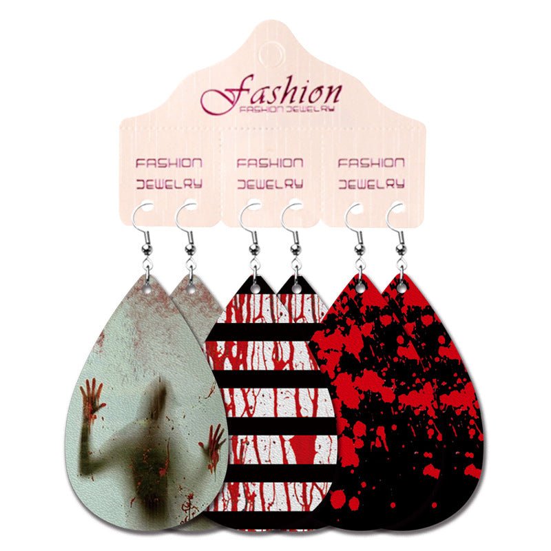 Teardrop Shape Dangle Earrings - Trendy AF