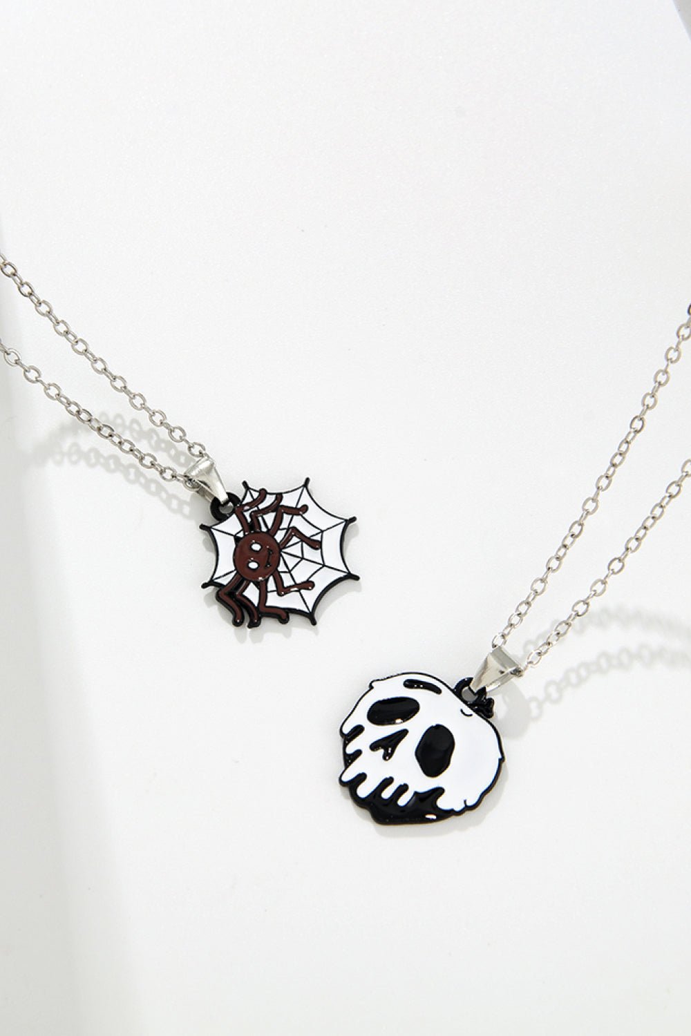 Two - Piece Halloween Theme Necklace Set - Trendy AF