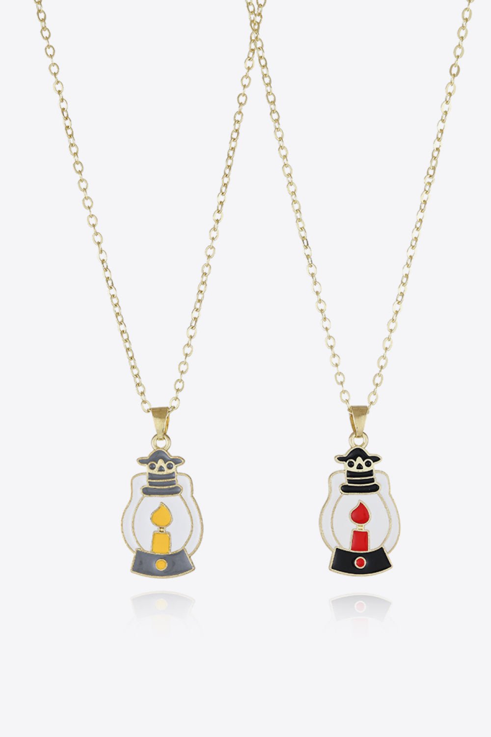 Two - Piece Halloween Theme Necklace Set - Trendy AF