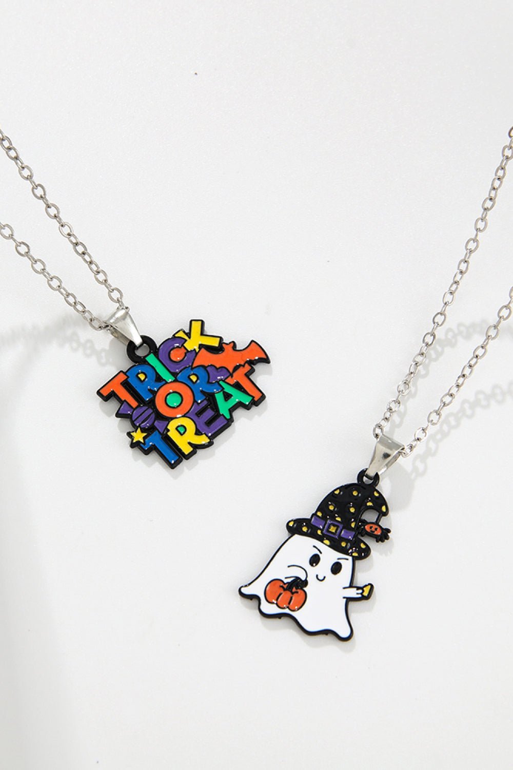 Two - Piece Halloween Theme Necklace Set - Trendy AF