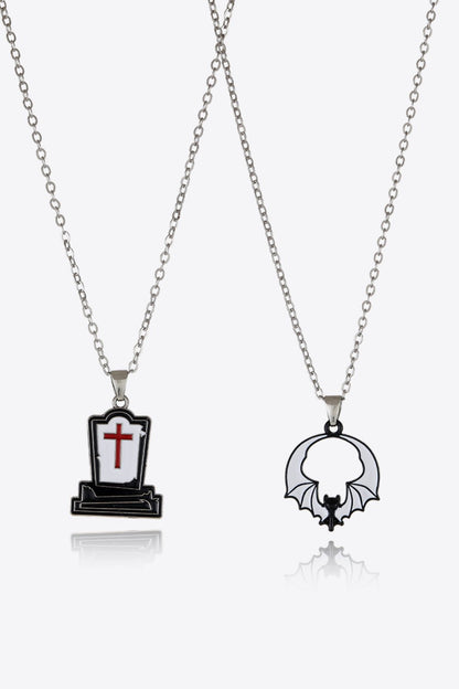 Two - Piece Halloween Theme Necklace Set - Trendy AF