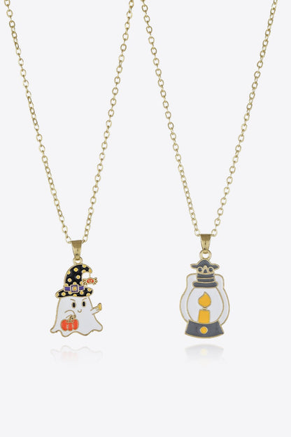 Two - Piece Halloween Theme Necklace Set - Trendy AF