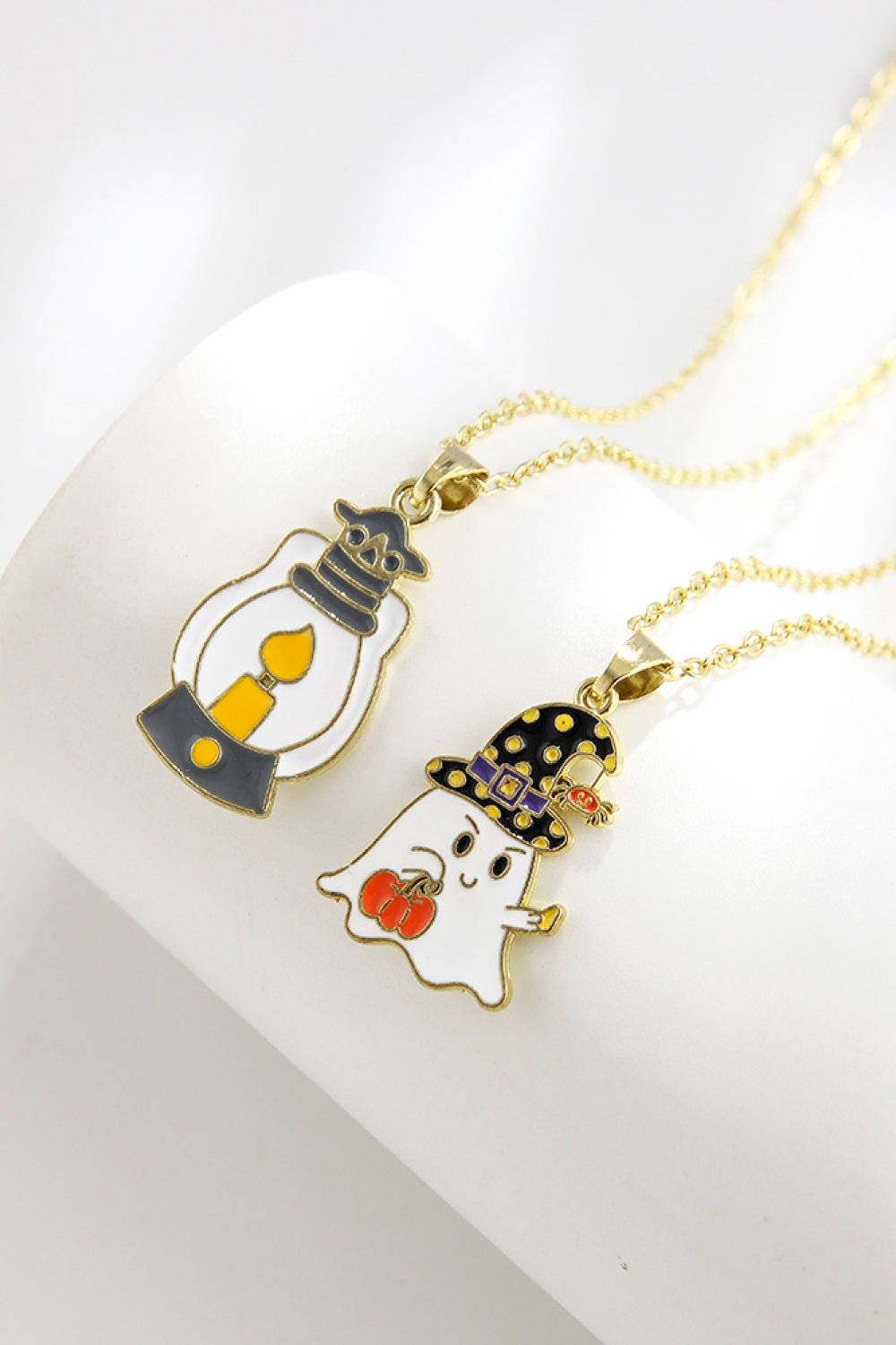 Two - Piece Halloween Theme Necklace Set - Trendy AF