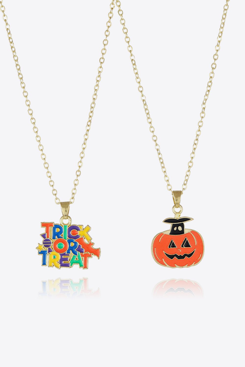 Two - Piece Halloween Theme Necklace Set - Trendy AF