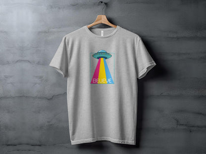 UFO Believe Graphic T-Shirt - Trendy AF