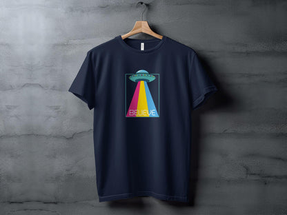 UFO Believe Graphic T-Shirt - Trendy AF